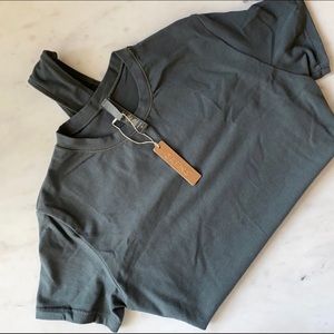 SKIMS COTTON JERSEY T-SHIRT BODYSUIT - Deep Sea